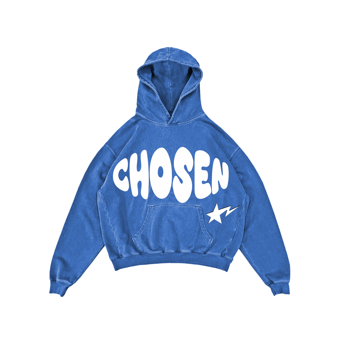 Chosen blue hoodie